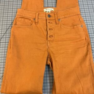 Madewell Rust colored Jeans